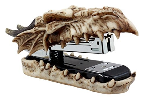 【中古】【未使用・未開封品】Ebros Gift スケルトン ボーン ドラゴンヘッド ホッチキス 長さ6.75インチ オフィス デスクトップ アクセサリー ホームデコ 人工石 樹脂 【中古】【未使用・未開封品】Ebros Gift スケルトン ボーン ドラゴンヘッド ホッチキス 長さ6.75インチ オフィス デスクトップ アクセサリー ホームデコ 人工石 樹脂