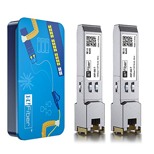 š̤ۡѡ̤ʡH!Fiber.com SFP RJ45 Modul, 1000Base-T SFP Kupfer Transc...