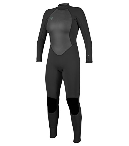 O'Neill Women's Reactor-2 3/2mm Back Zip Full Wetsuit, Black, 4 141［並行輸入］
