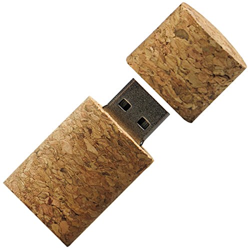 【中古】【未使用・未開封品】カスタム エコ USB フラッシュドライブ - 128MB (ナチュラル) - 25 個 - $6.87/EA - 販促製品/ロゴ/...