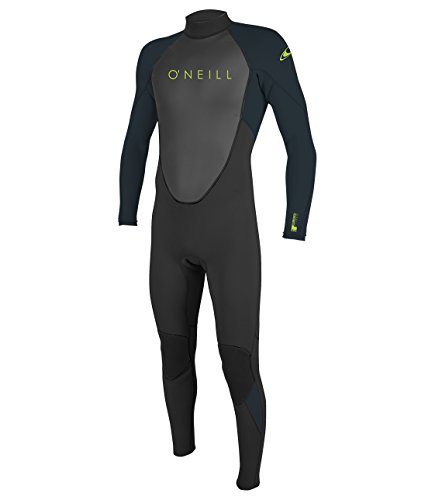 š̤ۡѡ̤ʡO'Neill Youth Reactor-2 3/2mm Back Zip Full Wetsuit (Black/Slate, 8)