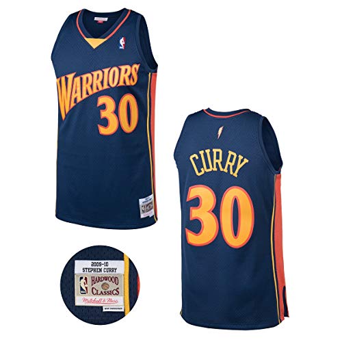 Stephen Curry Golden State Warriors Mitchell & Ness NBA Throwback Jersey???Navy XL