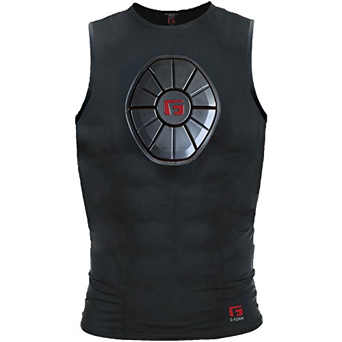 【中古】【未使用・未開封品】G-Form Baseball Pro Sternumシャツ、黒、大人用XL
