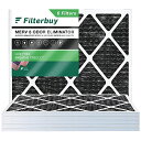 【中古】【未使用・未開封品】FilterBuy Allergen Odor Eliminator MERV 8プリーツAC炉エアフィルタwith Activat...