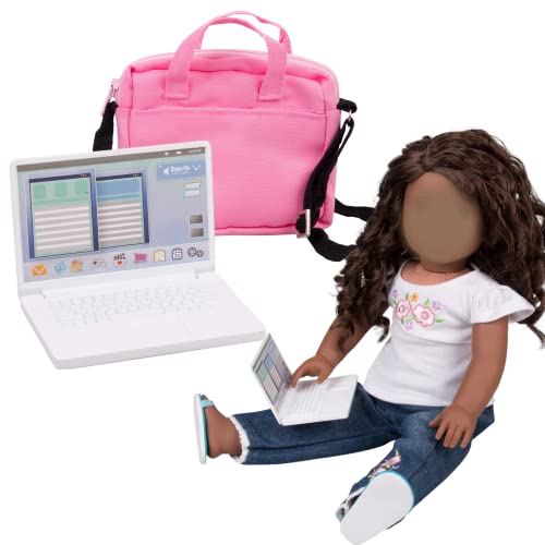 楽天AJIMURA-SHOP【中古】【未使用・未開封品】Computer Laptop with Carrying Bag for American Girl and other 46cm dolls - Compare Durable Metal Construction