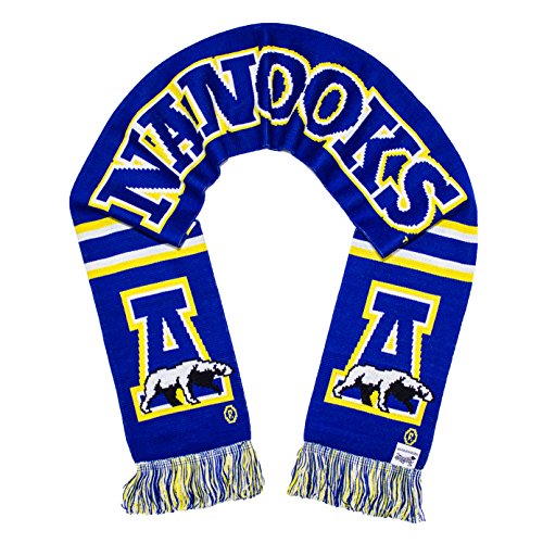 【中古】【未使用・未開封品】トラディション スカーフ アラスカ フェアバンクス スカーフ - UAF Nanooks クラシック ニット