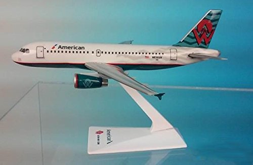 【中古】【未使用・未開封品】フライトミニチュアAmerican/America West a319???100?Airplane Miniature Model Plastic Snap Fit 1?: 200?Part # aab-31900h-012