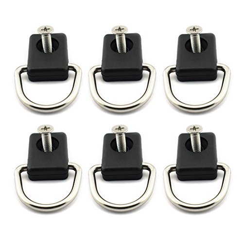 【中古】【未使用・未開封品】HJ Garden カヤックDリング6個セット ネジキット付き カヌー ボート 釣り リグ セーリング キャンプ ハードウェアアクセ...