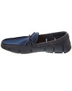 【中古】【未使用・未開封品】SWIMS Men's Braided Lace Loafer Navy 8 M US