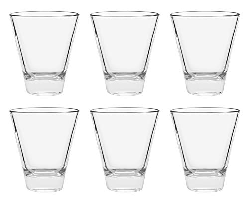 【中古】【未使用・未開封品】Barski European Glass - Double Old Fashioned Tumbler Glasses - Uniqu..