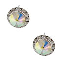 【中古】【未使用・未開封品】Topwholesalejewelスワロフスキー要素Aurora Borealis Rhondelleスタッドイヤリング