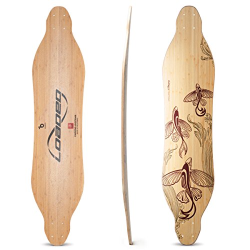 【中古】【未使用 未開封品】Loaded Bamboo Vanguard 38 Longboard Skateboard Deck - Flex 4 by Loaded