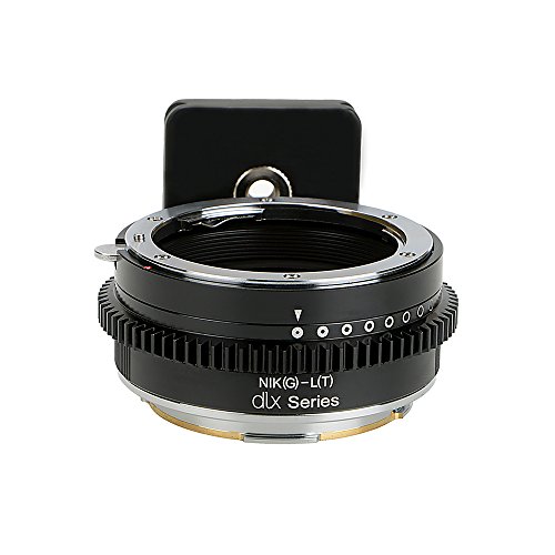 yÁzygpEJizFotodiox DLX Lens Mount Adapter Compatible with Nikon F-mount G-Type Lenses to Leica L-Mount Cameras