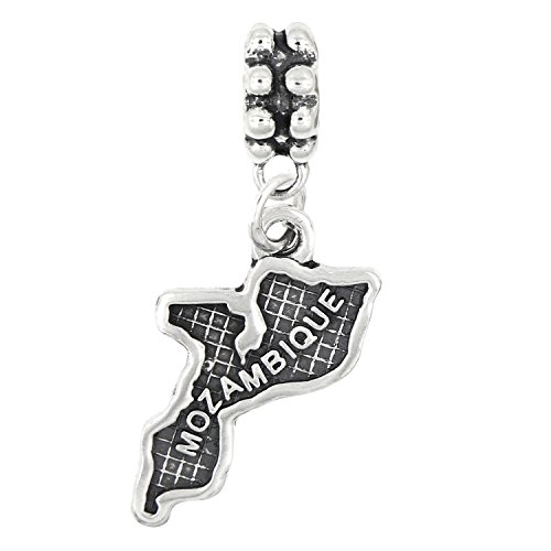 【中古】【未使用・未開封品】スターリングシルバーいぶし仕上げマップモザンビークの旅行ダングルビーズチャーム【メーカー名】【メーカー型番】【ブランド名】Lgu 服＆ファッション小物, チャーム 【商品説明】スターリングシルバーいぶし仕上げマッ...