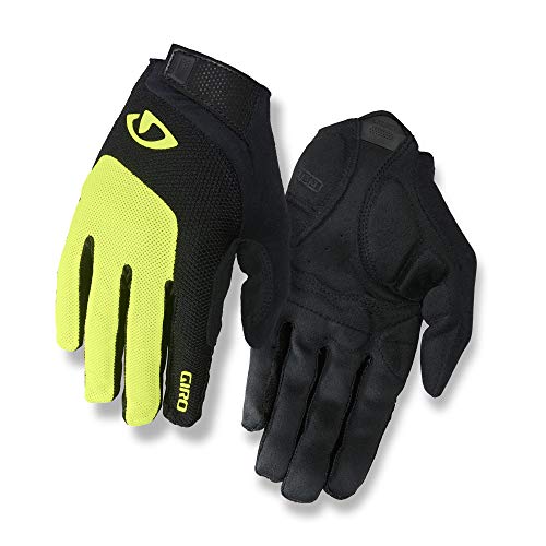 【中古】【未使用・未開封品】Giro Bravo Gel LF Cycling Gloves - Men's Highlight Yellow Small