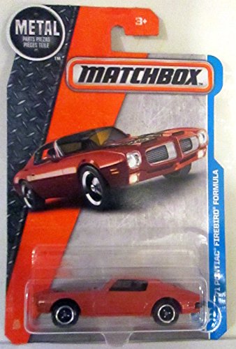Matchbox 2017 MBX アドベンチャーシティ '71 ポンティアック ファイヤーバード フォーミュラ 25/125 オレンジ