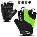 【中古】【未使用・未開封品】GEZVOC サイクリンググローブ バイクグローブ バイクグローブ メンズ 衝撃吸収パッド エクストラグリップ 柔軟で快適なフィット...