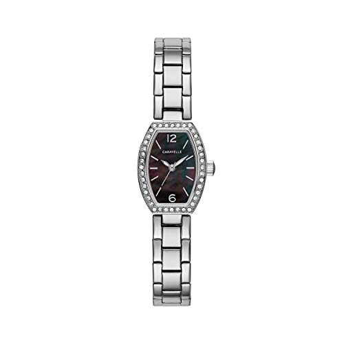 【中古】【未使用・未開封品】Caravelle 43l204?Ladies Crystal Mop Tonneau Watch