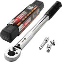 【中古】【未使用・未開封品】EPAuto 3/8インチ ドライブクリック トルクレンチ (13.6-108.5Nm)