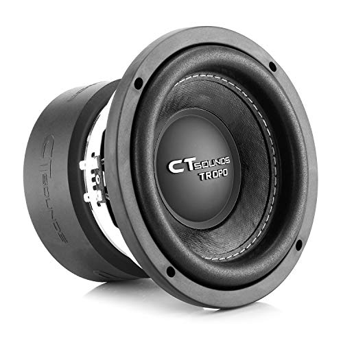 【中古】【未使用・未開封品】CT Sounds TROPO-6.5-D2 6.5インチ カーサブウーファー デュアル 2オーム 最大400ワット