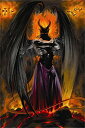 【中古】【未使用・未開封品】LA Williams Devil ブラックボール Lucifer アートプリントポスター 24x36インチ