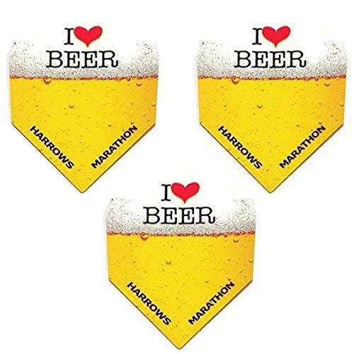 【中古】【未使用・未開封品】Art Attack Harrows Marathon I Love Heart Beer & Darts 100ミクロン 超..