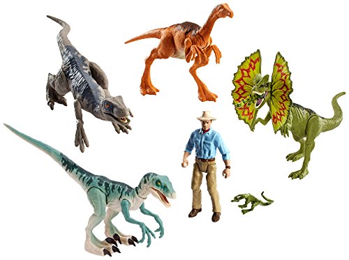 Jurassic World Details About Legacy Collection Dinosaur 6 Pack with Alan Grant Jurassic Park
