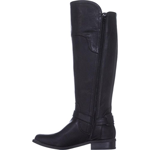 yÁzygpEJizG by Guess Womens harson Wide Calf Almond Toe Fashion Boots, Black, Size 5