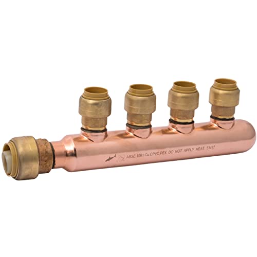 Sharkbite 25555lf Manifolds with push-fit Branches