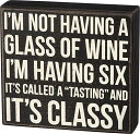 【中古】【未使用・未開封品】(It's Classy) - Primitives by Kathy Classic Box Sign, It's Classy(2)