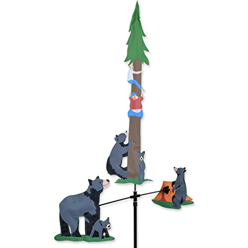 Premier Kites Single Carousel Wind Spinner???Bears &キャンパー