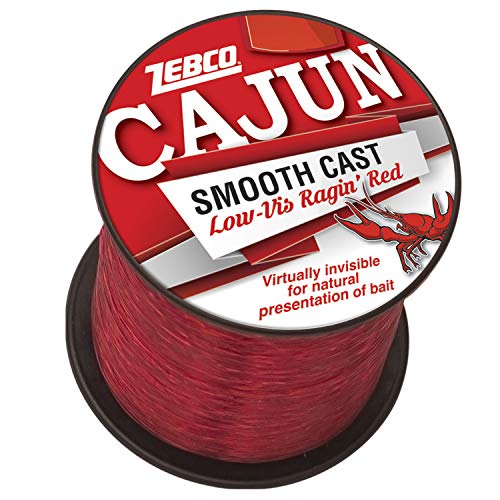 【中古】【未使用 未開封品】Zebco Cajun Low VIS QTR スプール 12ポンド レッド 1150ヤード 12ポンド (CLLOWVISQ12C.SW6)