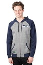 【中古】【未使用・未開封品】Ultra Game NFL メンズ フルジップソフトフリースラグランパーカー M グレイ