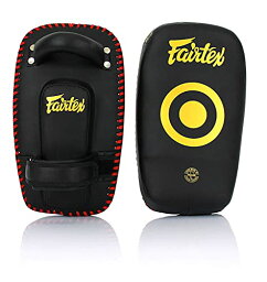 【中古】【未使用・未開封品】Fairtex KPLC6 ムエタイ キックボクシング スモールカーブ タイパッド (ブラック)