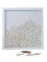 【中古】【未使用・未開封品】Hello World Cloud Drop Top Frame Guest Book