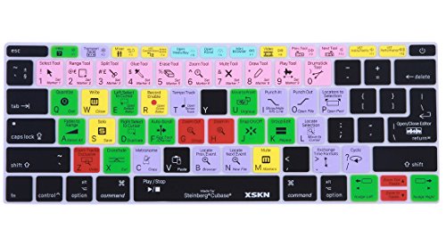 【中古】【未使用 未開封品】XSKN Steinberg Cubase ショートカットキーボードスキンカバー MacBook Pro 13インチ A1708 (2016年バージョン タッチバーなし) MacBook 12イン