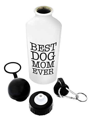 楽天AJIMURA-SHOP【中古】【未使用・未開封品】Dog Loversギフト犬Best Mom Ever犬ギフトギフトアルミニウムウォーターボトルキャップ&スポーツトップ