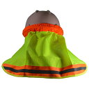 【中古】【未使用・未開封品】Petra Roc HNS-L High Visibility Neck Sun Shield for Hard Hats44; Lime(4)