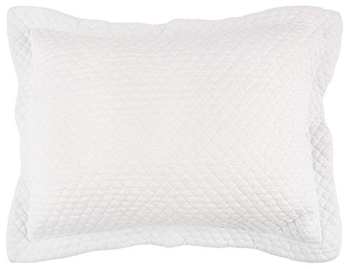 【中古】【未使用・未開封品】Rizzy Home BQ4521 キング枕カバー 20インチ x 36インチ ホワイト/ニュートラル/