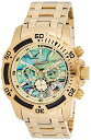 【中古】【未使用・未開封品】Invicta メンズ腕時計 50mm Pro Diver スキューバクォーツクロノグラフ カーボンファイバーベゼル アバロン文字盤 ベルト