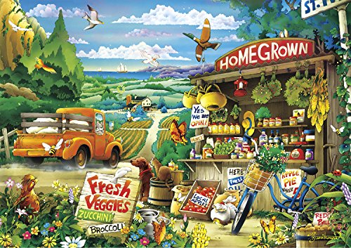 【中古】【未使用・未開封品】Buffalo Games Days to Remember - Country Road - 500 Piece Jigsaw Puzzle