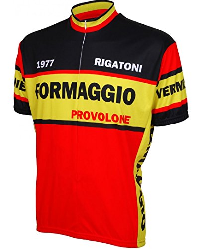 【中古】【未使用・未開封品】World Jerseys Formaggio 1977 レトロ サイクリング ジャージ US サイズ: Medium