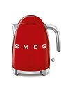 【中古】【未使用・未開封品】Smeg KLF03RDUS 50's Retro Style Aesthetic Electric Kettle, Red