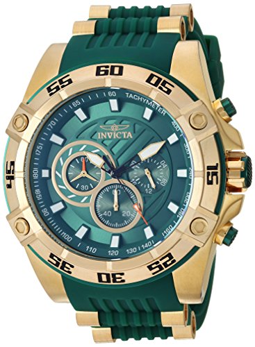 【中古】【未使用・未開封品】Invicta Men's 25509 Speedway Quartz Chronograph Green Dial Watch