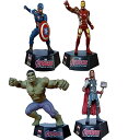 【中古】【未使用・未開封品】Marvel アベンジャーズ タイタンヒーローシリーズ 4パック キャプテンアメリカ ソー・ハルク アイアンマン