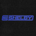 【中古】【未使用・未開封品】Lloyd Mats???Velourtexエボニーフロントフロアマットfor Mustang Shelby 1965???70?with CS Shelbyブルーonブラックロゴ(4)