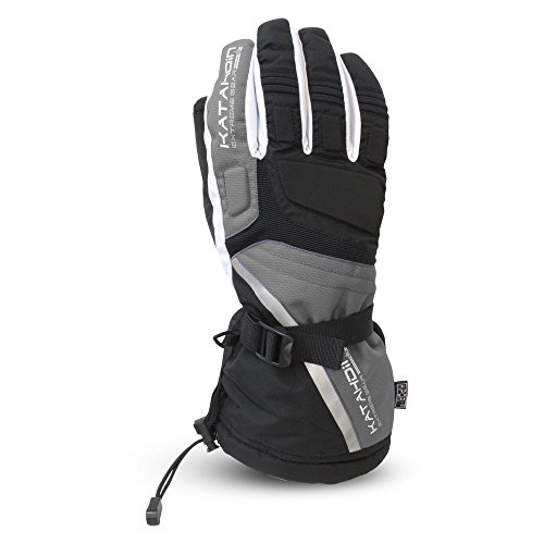 【中古】【未使用・未開封品】Katahdin Gear Cycloneスノーモービルグローブグレー大人用サイズ2?x l