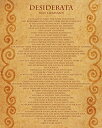 【中古】【未使用 未開封品】Max Ehrmann詩 Desiderata Motivational Poster 印刷 画像またはFramed壁アート装飾 インスピレーション詩コレクション 休日ク