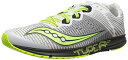 【中古】【未使用・未開封品】Saucony Men's Type A8 Sneaker, White/Black/Citron, 14 M US