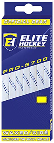【中古】【未使用・未開封品】Elite Hockey PRO-S700 ワックス成形チップ ホッケースケート靴紐 (ホワ..